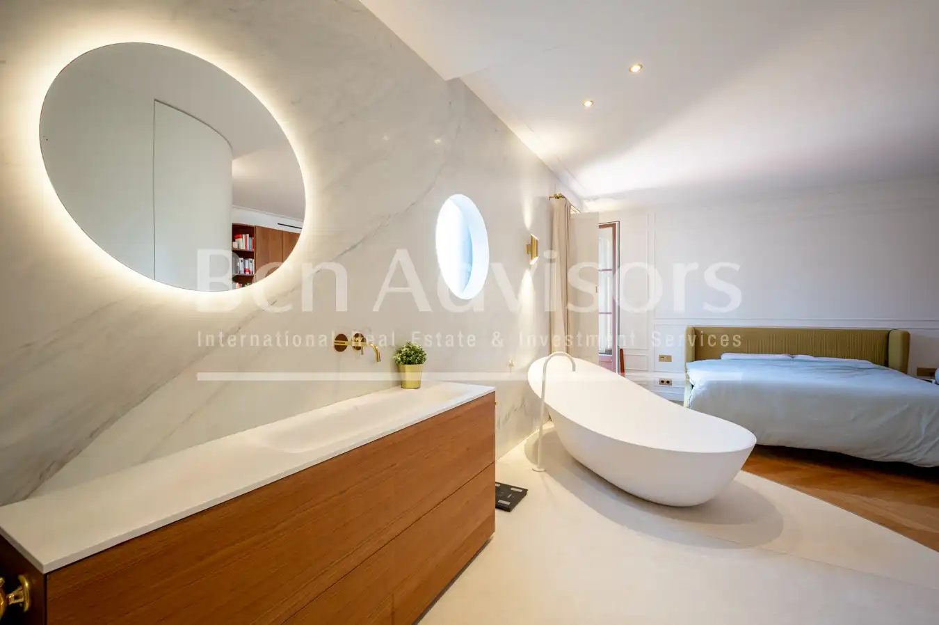 Baño de Ático en venta en Barcelona con Aire acondicionado, Calefacción y Parquet
