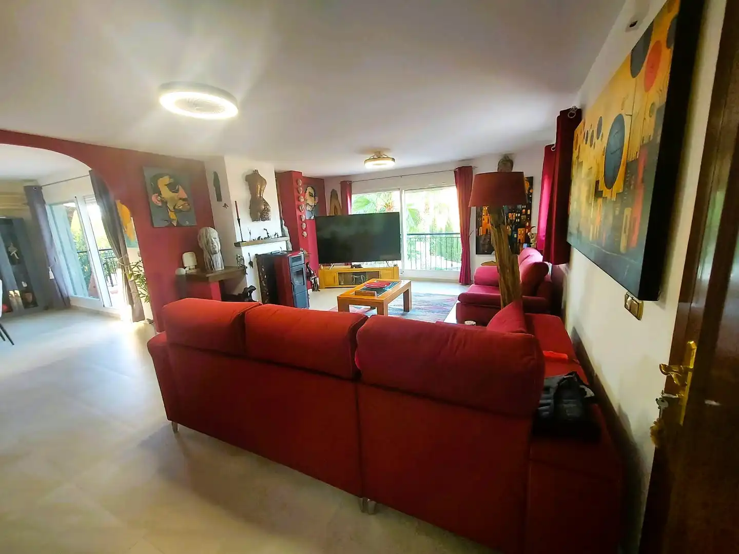 Sala de estar de Casa o chalet en venta en Calasparra con Jardín privado y Piscina