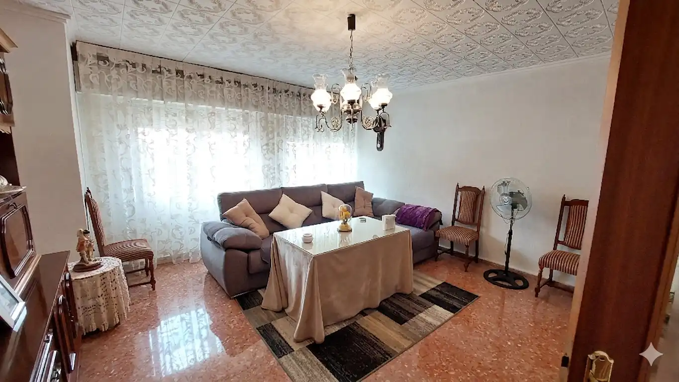 Sala de estar de Casa adosada en venta en Murcia con Terraza, Amueblado y Alarma