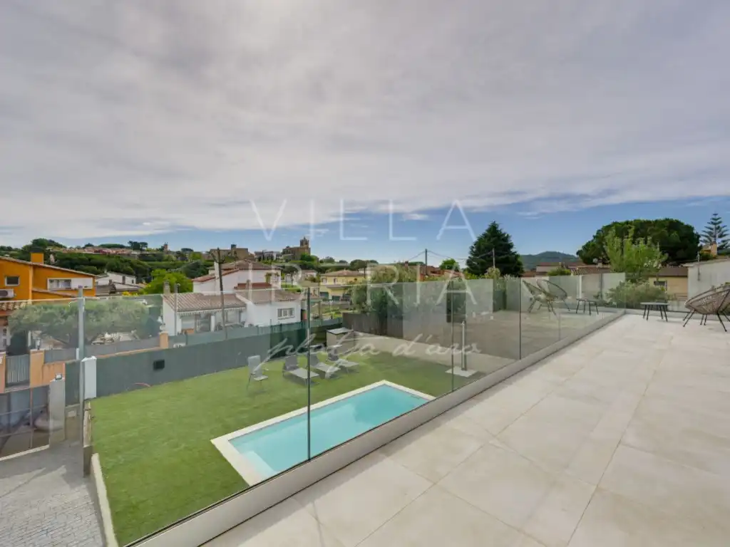 Terrace of Houses for sale in Calonge i Sant Antoni  with Air Conditioner, Heating and Private garden