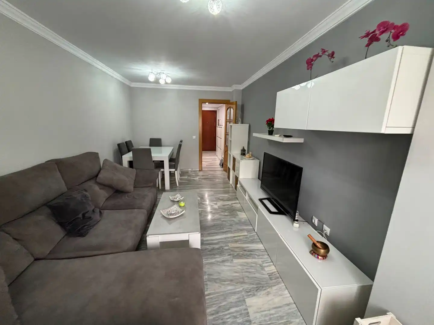 Sala d'estar de Pis en venda en Málaga amb Aire condicionat, Traster i Moblat