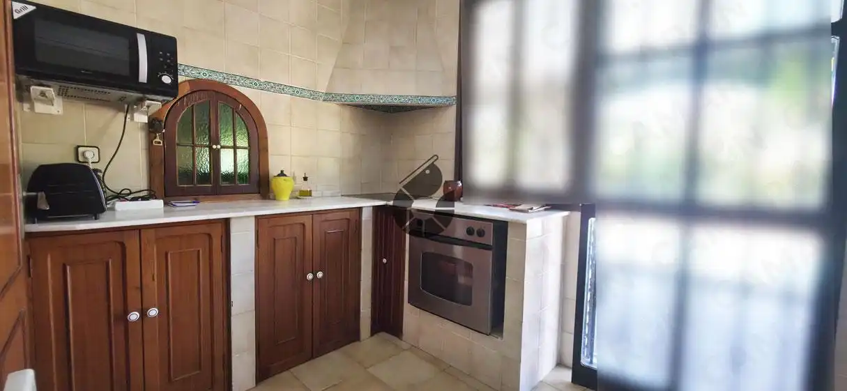 Cocina de Casa o chalet en venta en Palomares del Río con Aire acondicionado, Jardín privado y Piscina