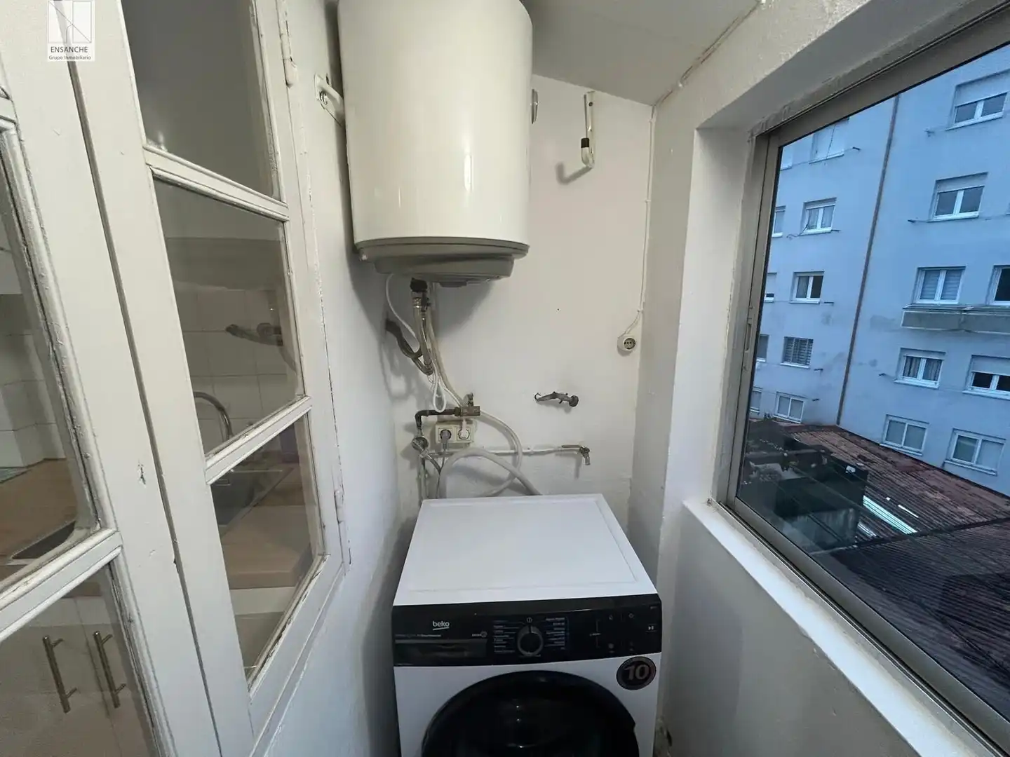 Balcony of Flat for rent in Santiago de Compostela   with Heating and Furnished