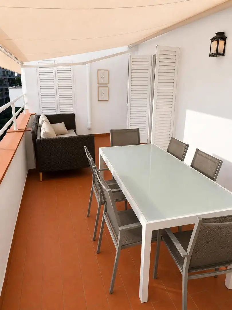 Terraza de Ático de alquiler en Madrid con Aire acondicionado, Terraza y Amueblado