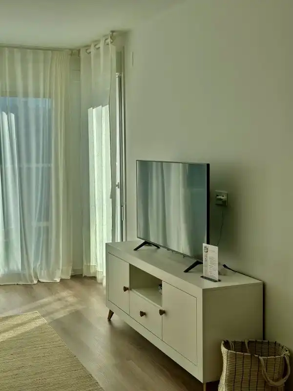 Wohnzimmer von Wohnungen zum Verkauf in Santa Pola mit Klimaanlage, Abstellraum und Schwimmbad