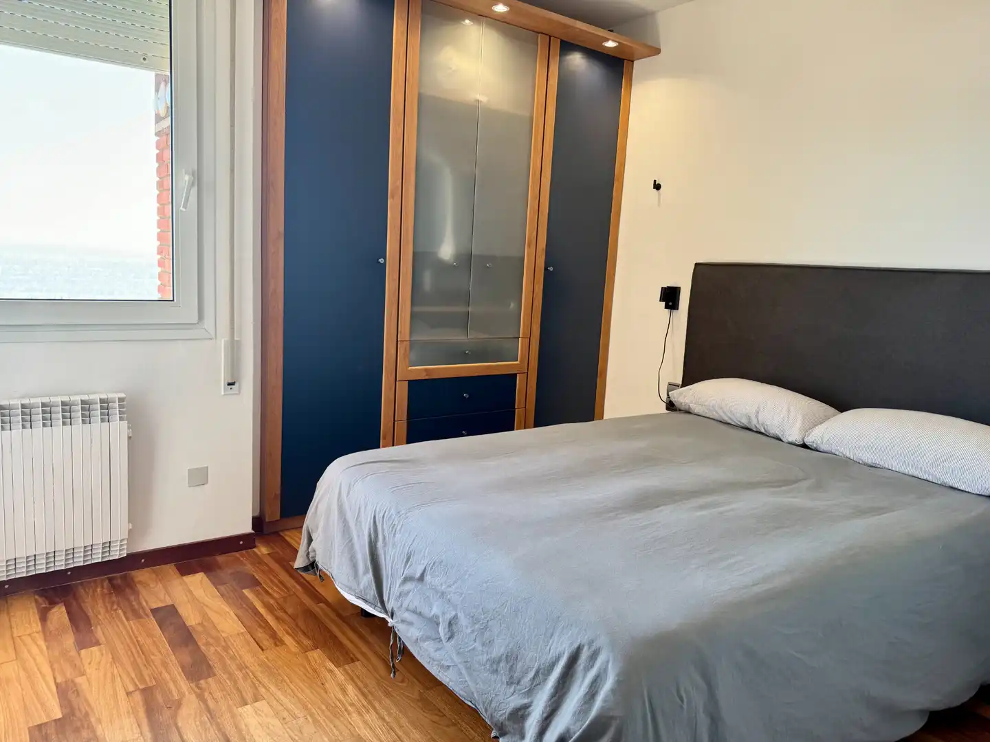 Schlafzimmer von Wohnung zur Miete in Vilassar de Mar mit Klimaanlage, Terrasse und Möbliert