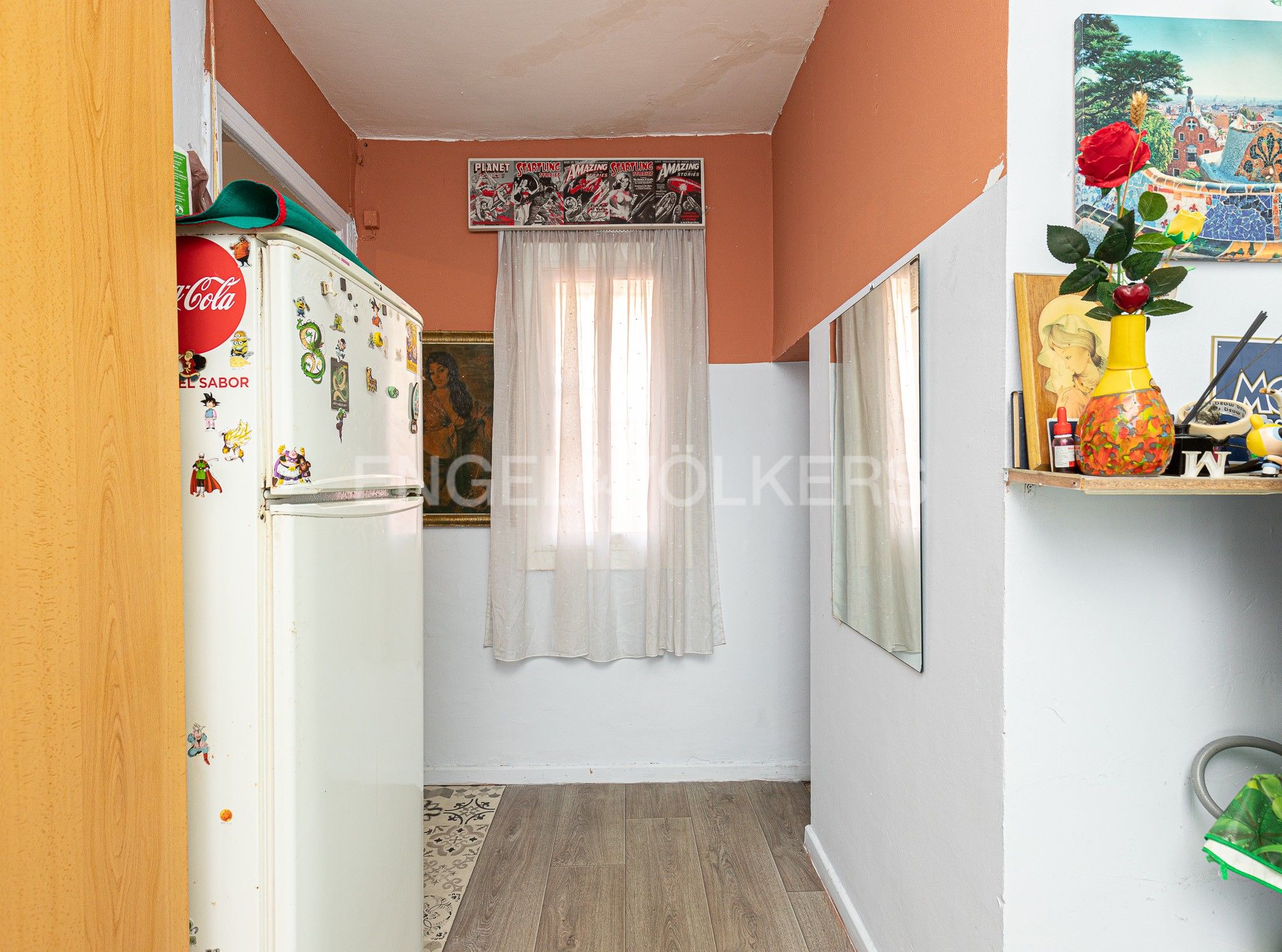 Kitchen of Apartment for sale in  Barcelona Capital  with Heating
