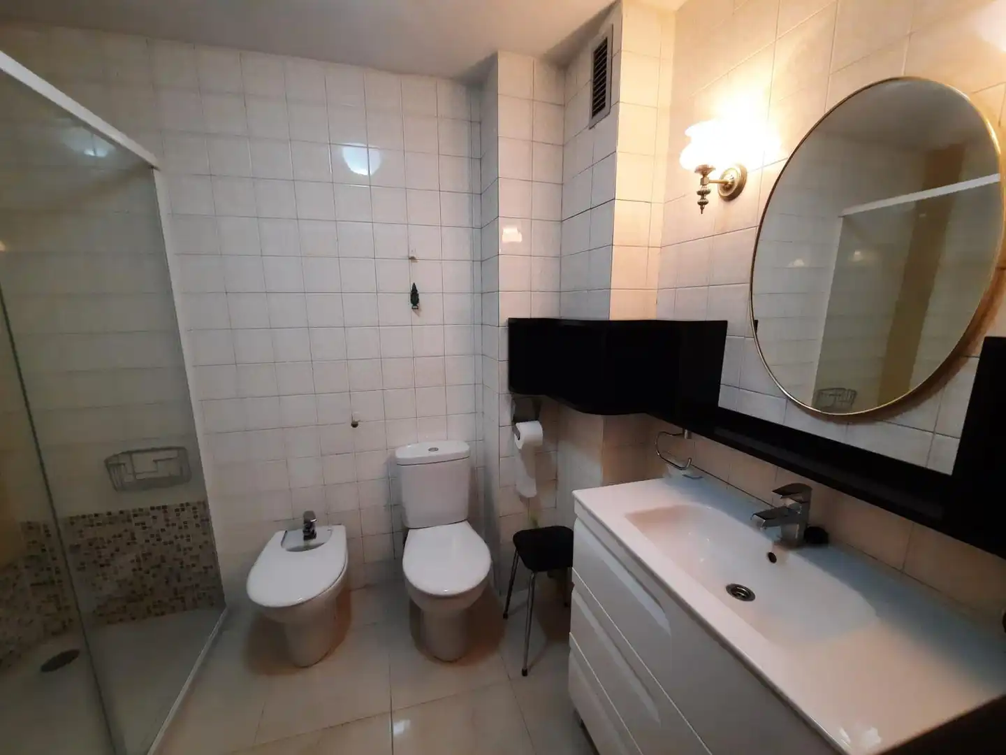 Badezimmer von Wohnung zur Miete in Almansa mit Heizung und Möbliert