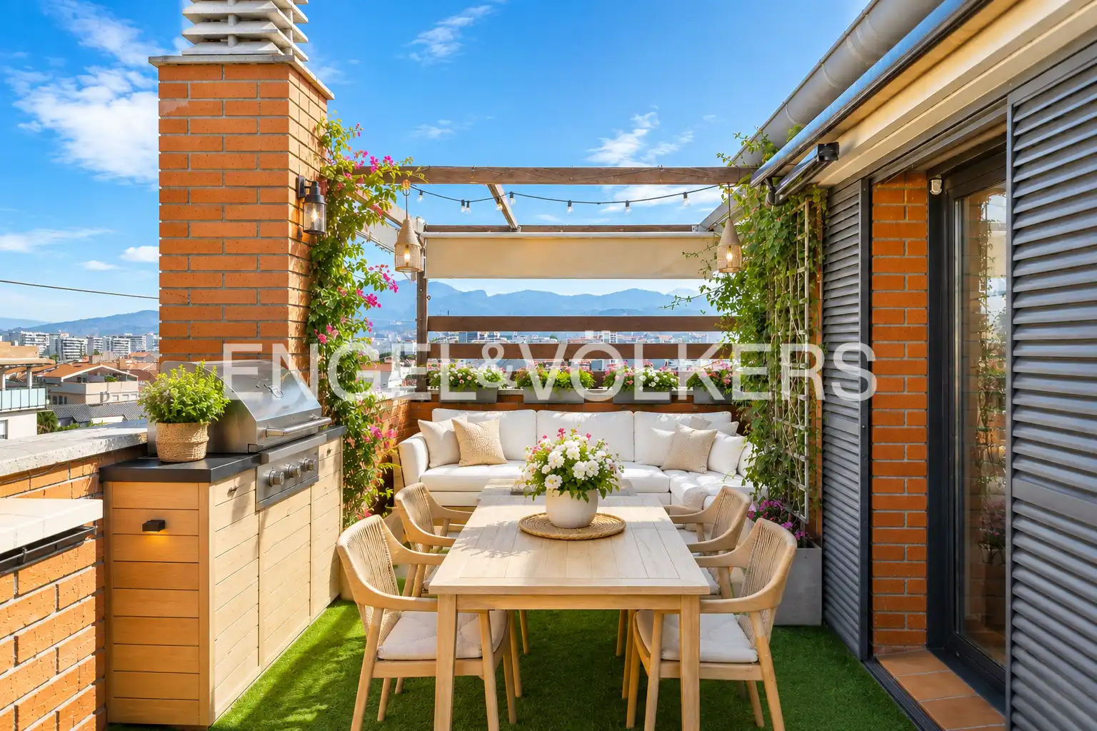 Terrace of Attic for sale in Sant Joan Despí  with Air Conditioner, Heating and Parquet flooring