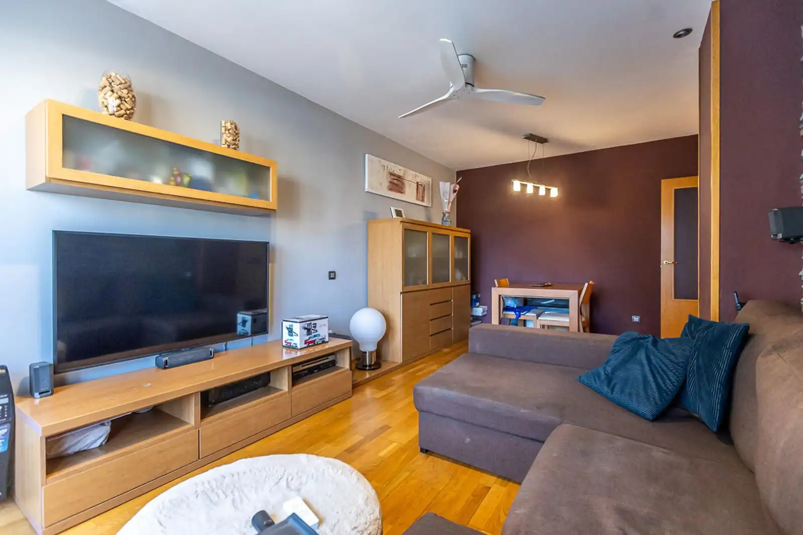 Sala de estar de Piso en venta en Sabadell con Aire acondicionado, Calefacción y Parquet