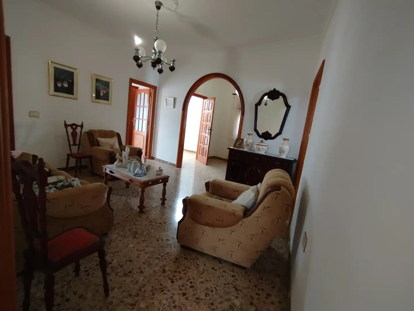 Sala de estar de Casa o chalet en venta en Gáldar con Jardín privado, Terraza y Amueblado