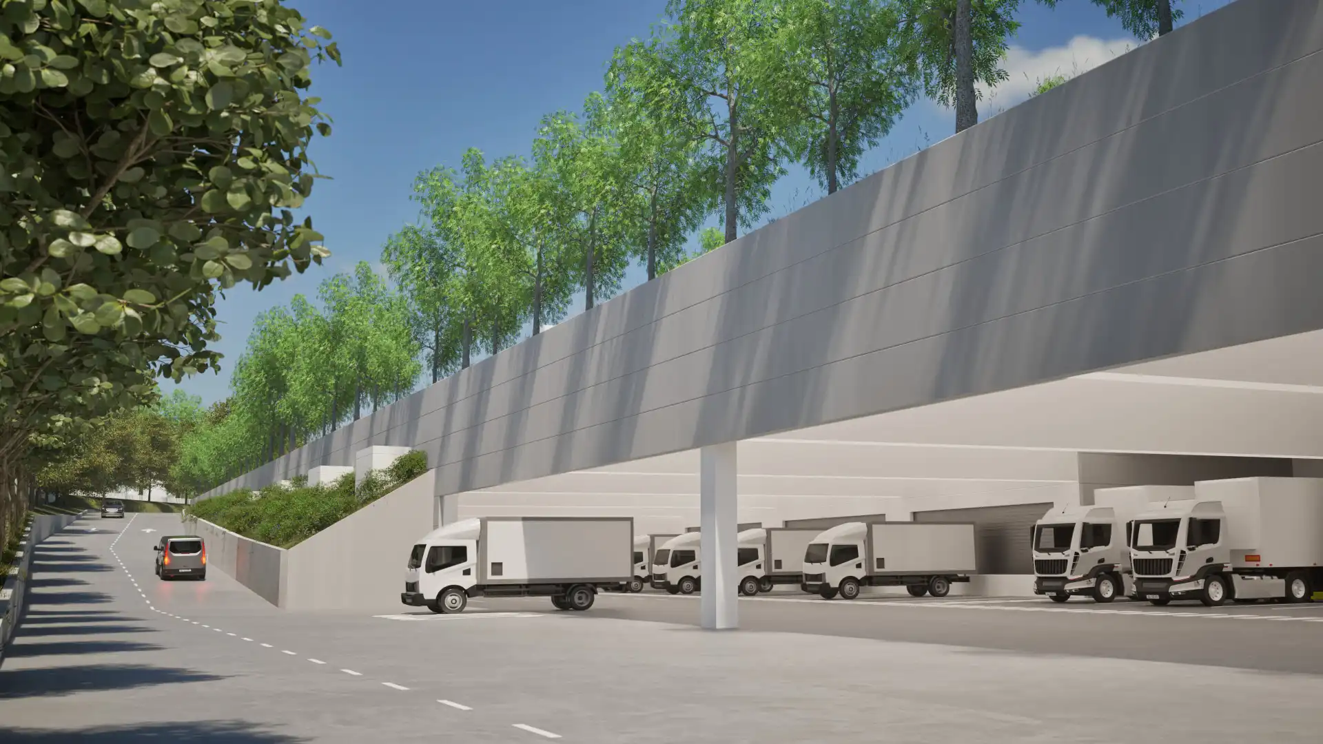 Parking de Nave industrial de alquiler en Sant Quirze del Vallès con Calefacción y Alarma