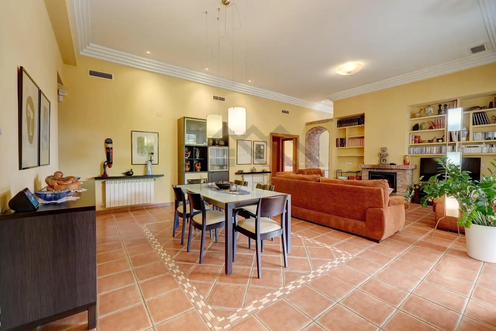 Dining room of Houses for sale in La Pobla de Vallbona  with Heating, Private garden and Terrace