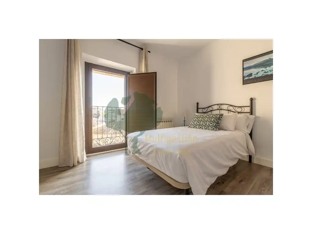Bedroom of Apartments for rent in Cáceres  with Air Conditioner, Terrace and Furnished