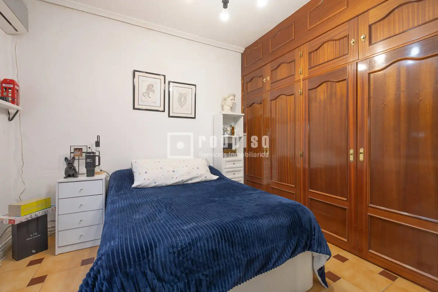 Dormitori de Casa o xalet en venda en El Álamo amb Aire condicionat, Calefacció i Jardí privat