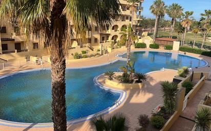Swimming pool of Apartment for sale in Los Alcázares  with Air Conditioner, Private garden and Terrace
