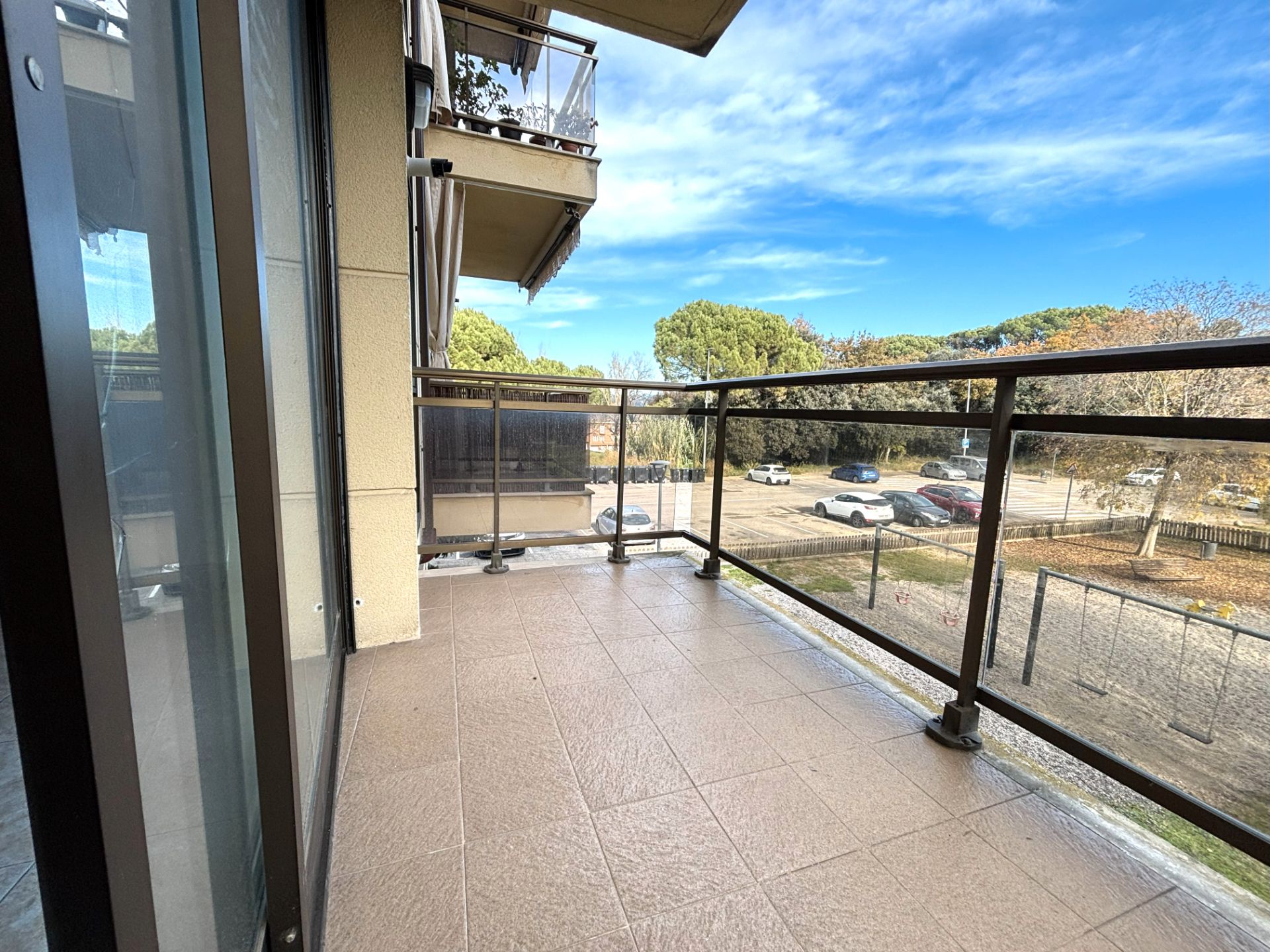 Balcony of Flat for sale in Girona Capital  with Heating, Terrace and Community pool