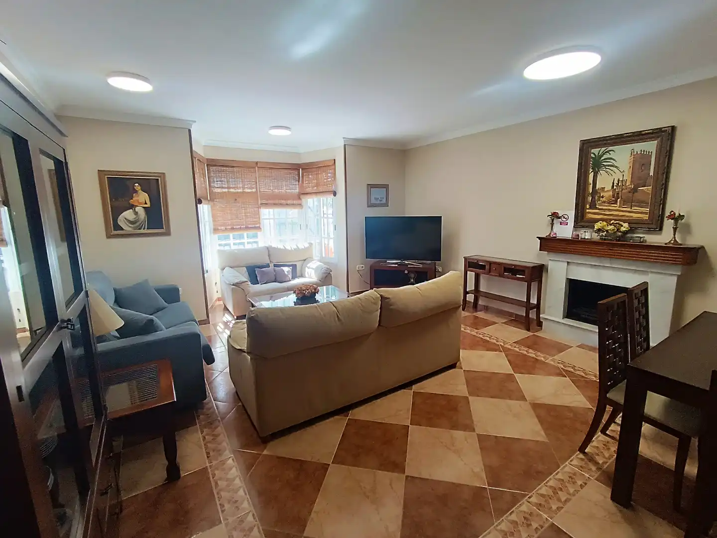 Sala de estar de Casa o chalet en venta en El Puerto de Santa María con Aire acondicionado, Jardín privado y Terraza