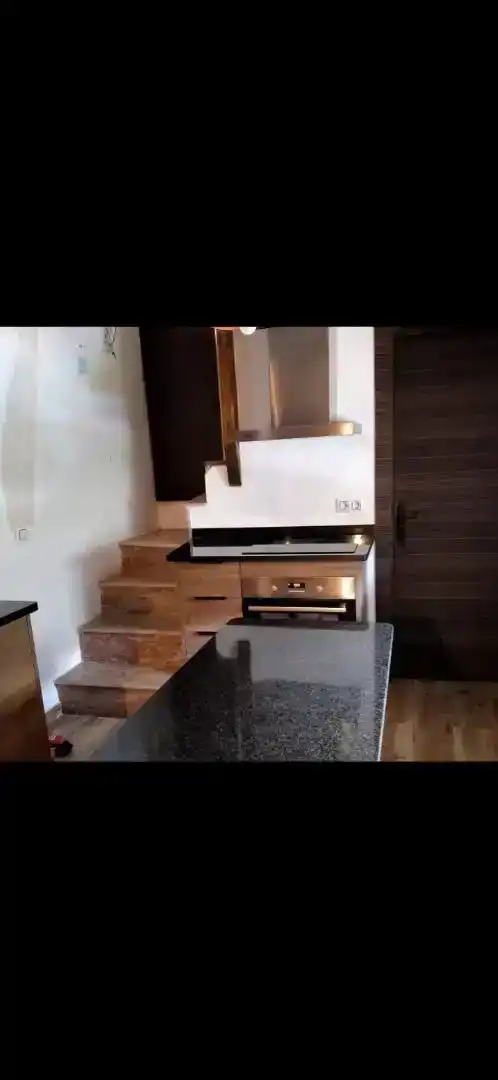 Cocina de Finca rústica en venta en Laroya con Trastero, Amueblado y Balcón