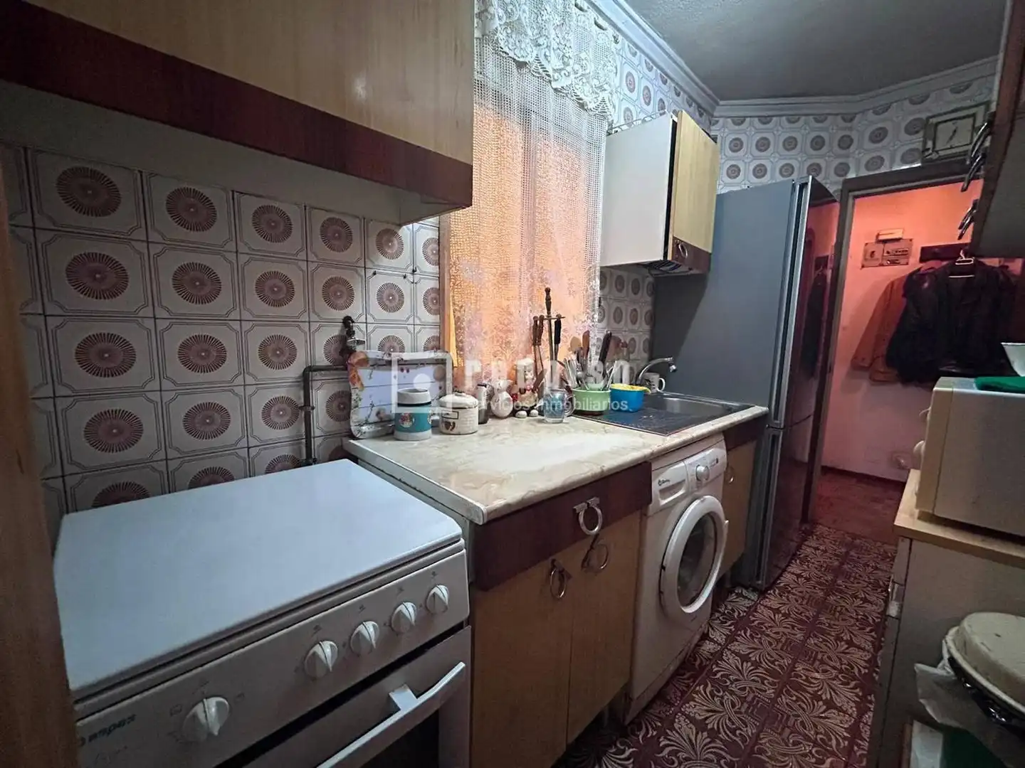 Kitchen of Flat for sale in Madrid  with Heating, Private garden and Parquet flooring