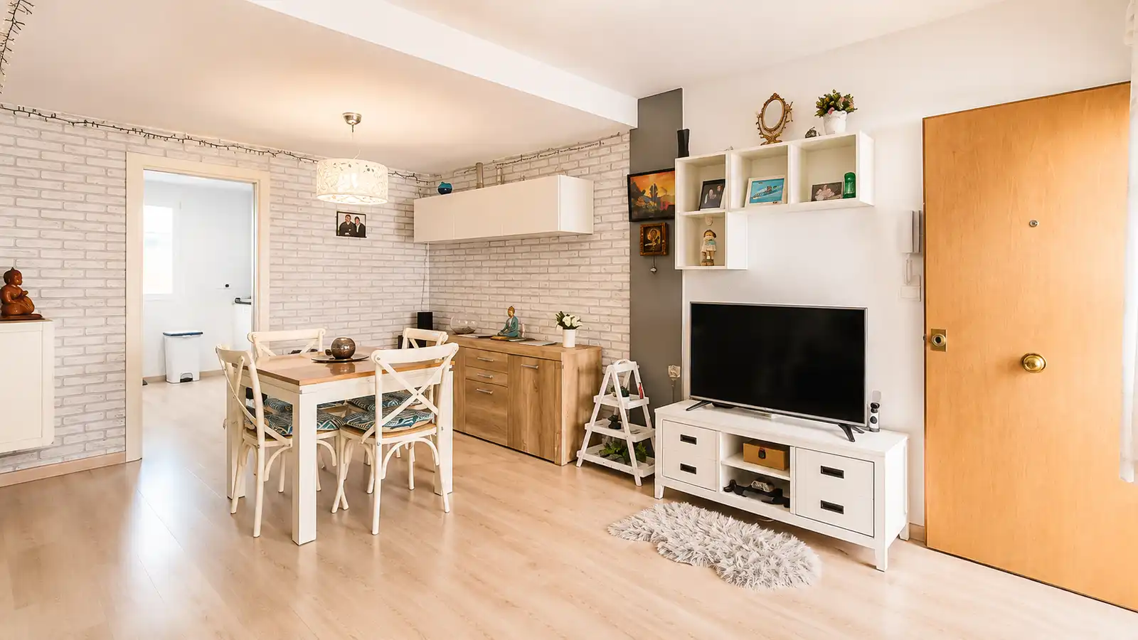 Wohnzimmer von Haus oder Chalet zum Verkauf in Santa Pola mit Klimaanlage, Heizung und Gemeinschaftspool