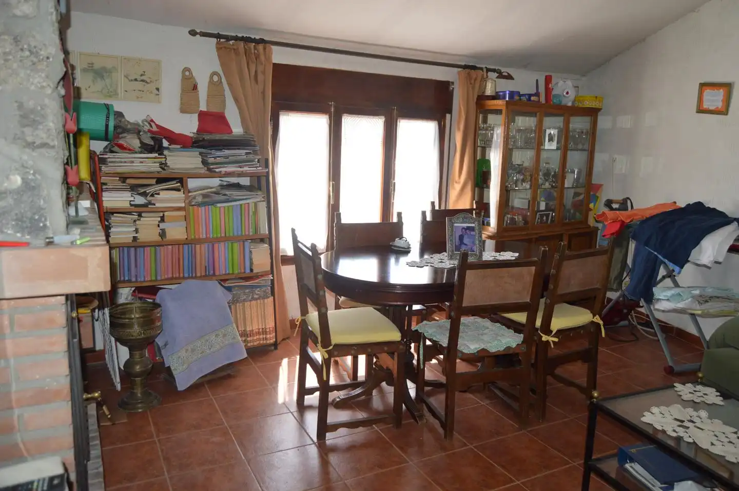 Dining room of Houses for sale in Huete  with Furnished