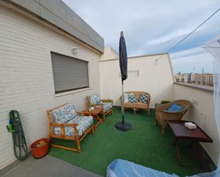 Terrace of Attic to rent in  Valencia Capital  with Air Conditioner, Terrace and Furnished