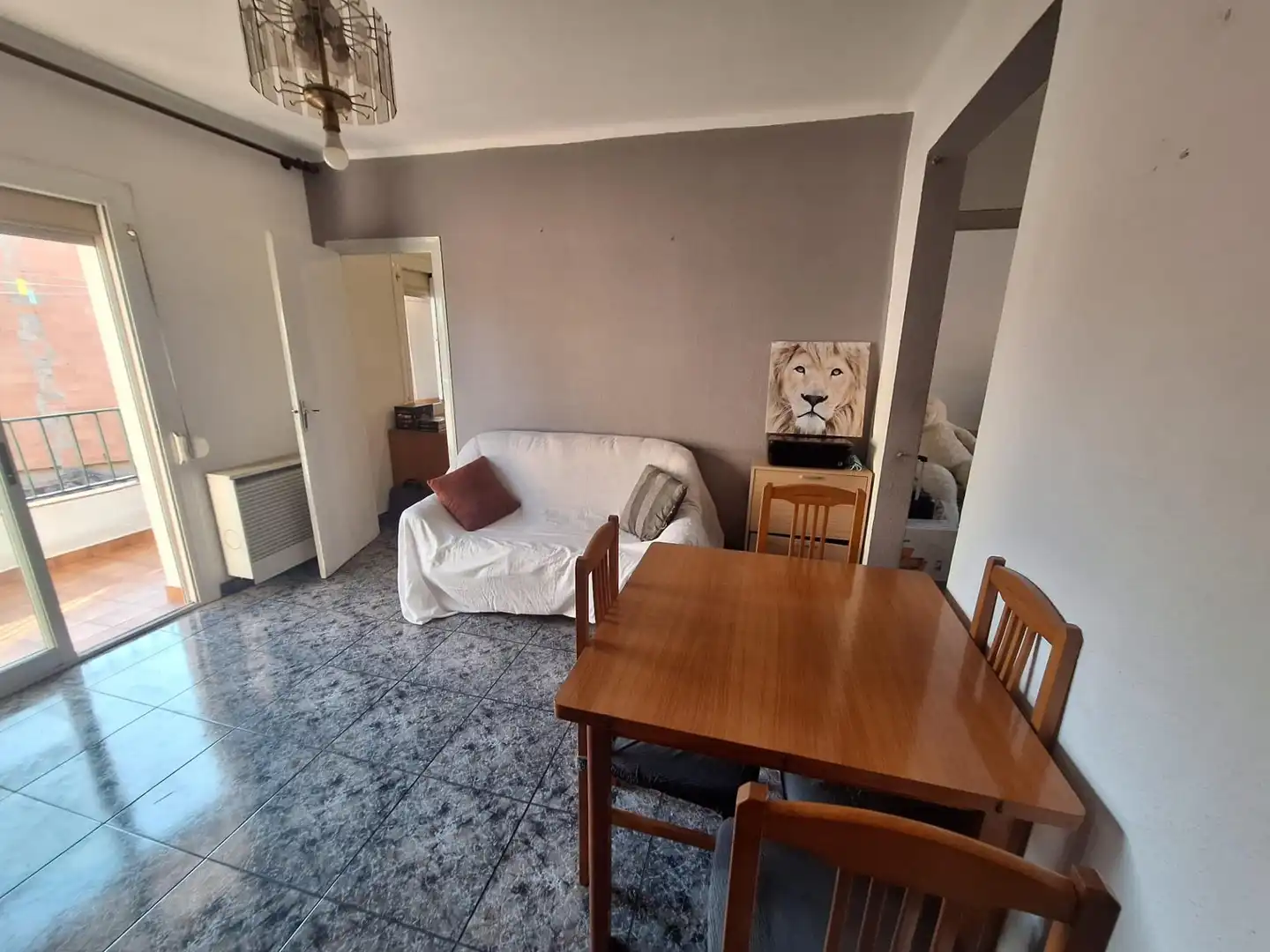 Sala de estar de Piso en venta en Sabadell con Terraza