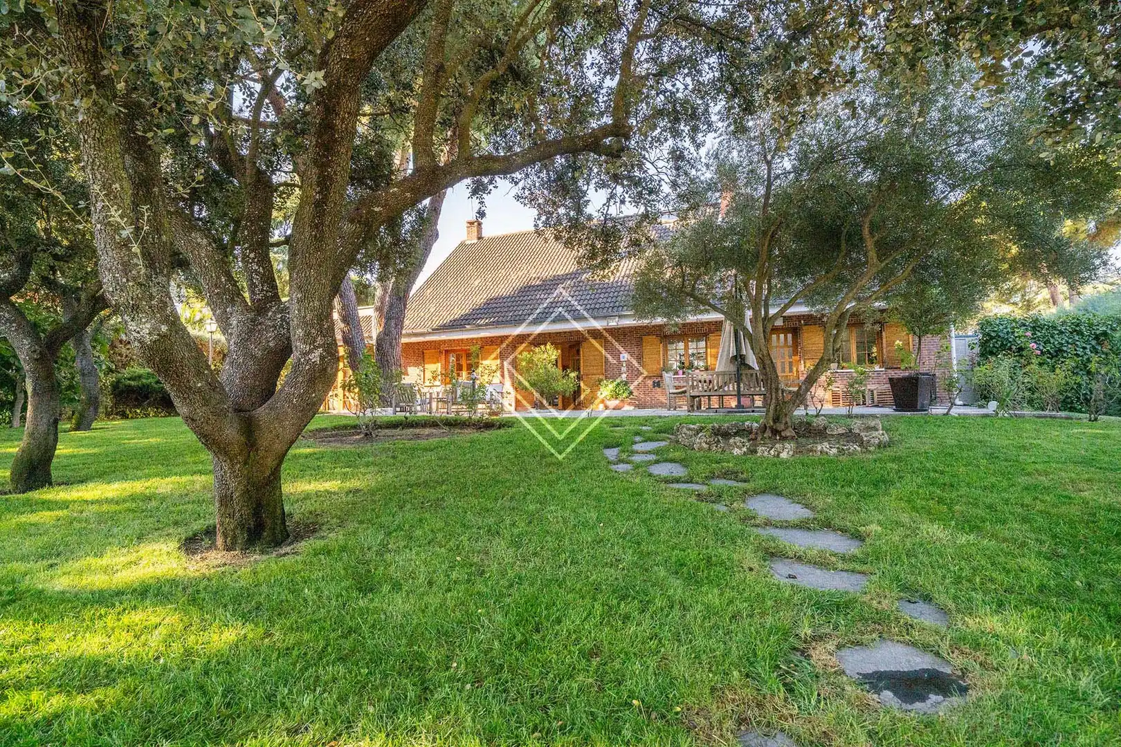 Jardín de Casa o chalet en venta en Pozuelo de Alarcón con Aire acondicionado, Calefacción y Jardín privado