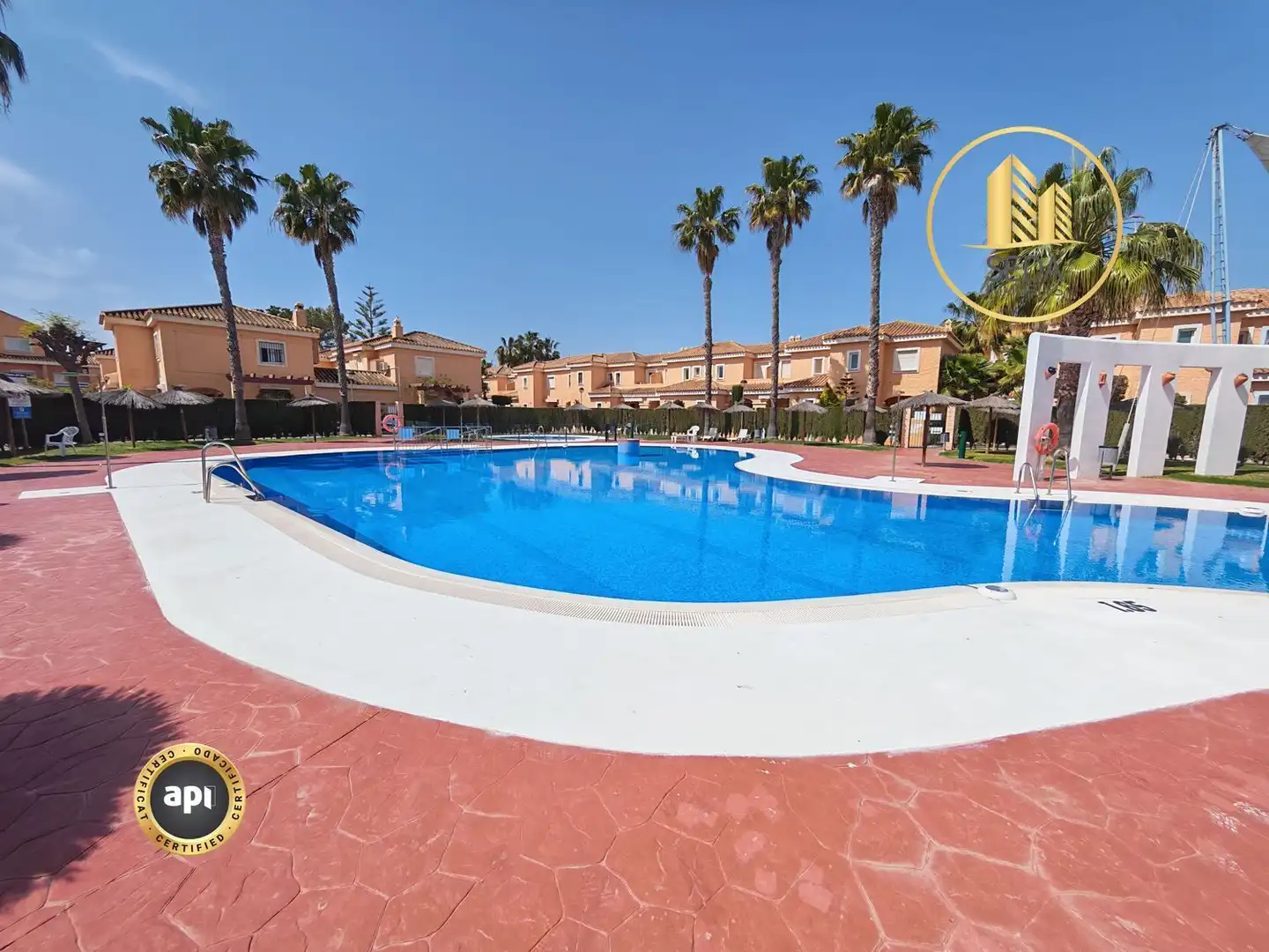 Swimming pool of Flat for sale in Vera  with Air Conditioner, Private garden and Terrace