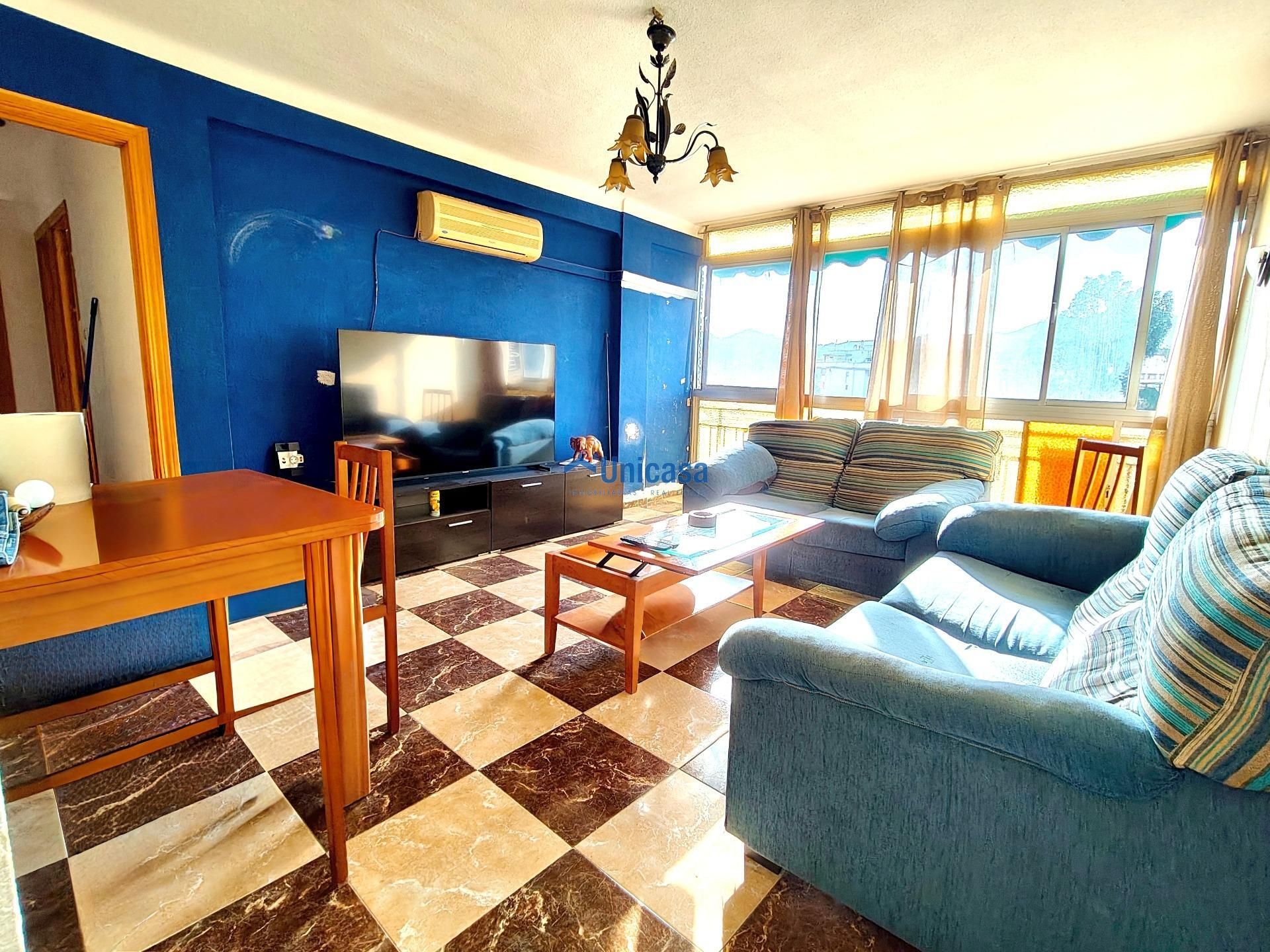 Living room of Flat for sale in Málaga Capital  with Air Conditioner and Heating