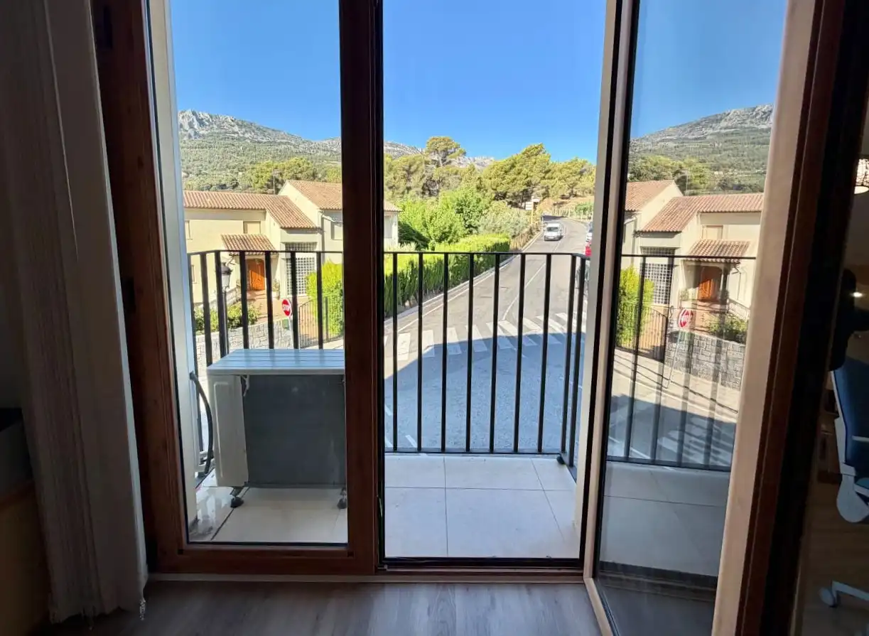 Terrasse von Wohnung zum Verkauf in El Castell de Guadalest mit Klimaanlage und Balkon