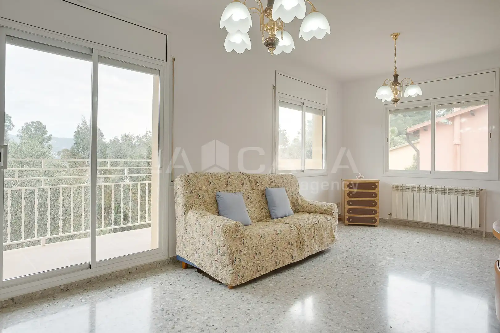 Sala d'estar de Casa o xalet en venda en Bigues i Riells del Fai amb Traster