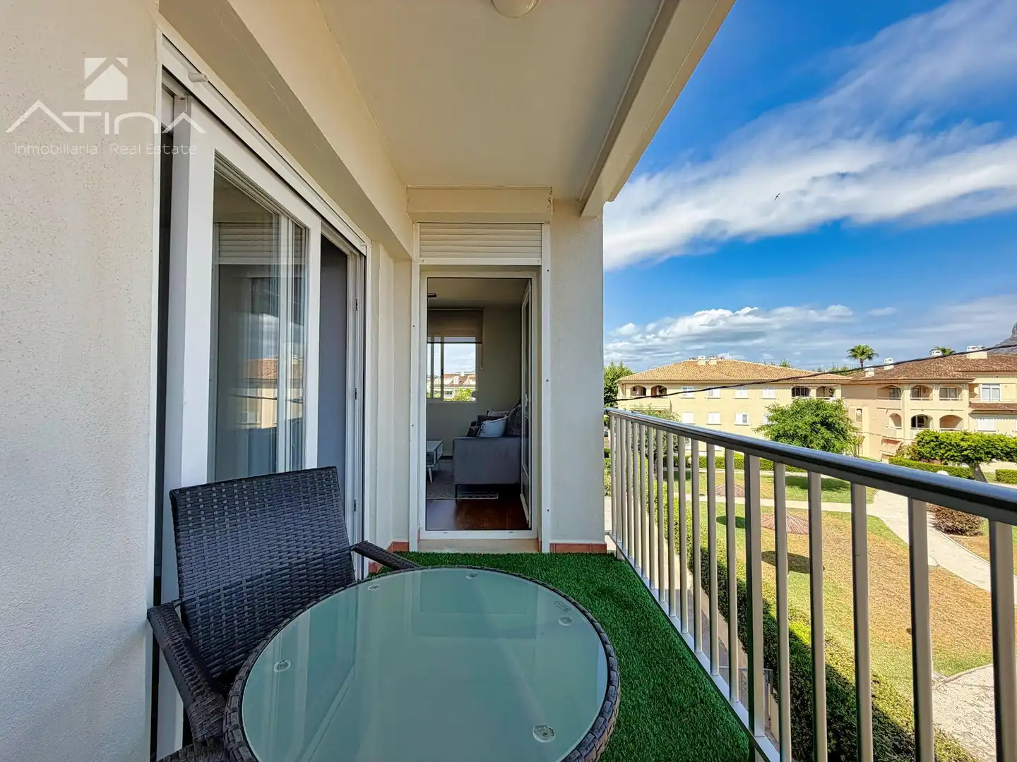 Terrassa de Apartament en venda en Jávea / Xàbia amb Aire condicionat, Calefacció i Jardí privat
