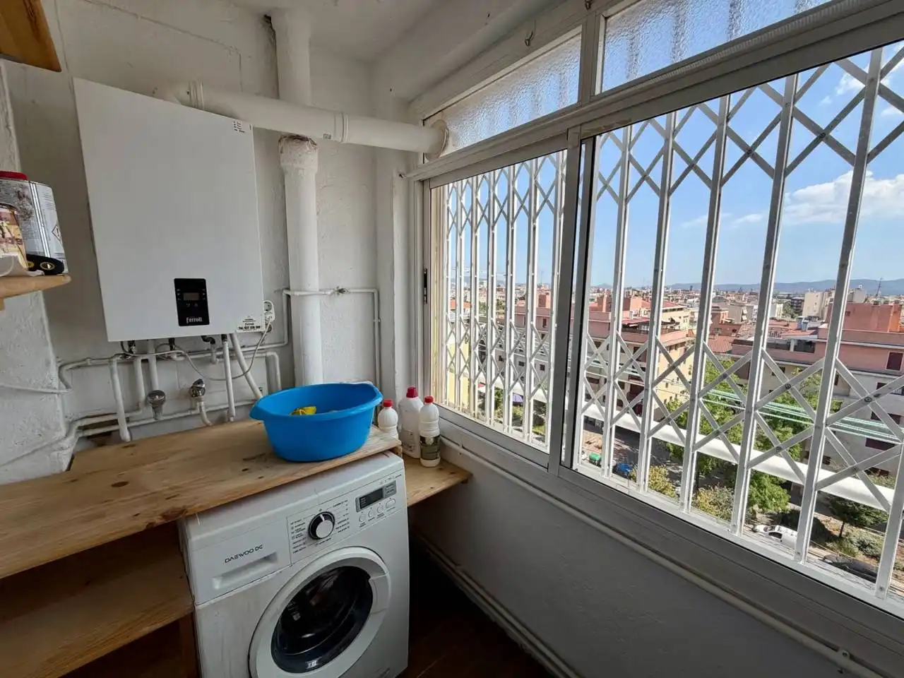 Balcony of Flat for rent in Sabadell  with Heating and Balcony