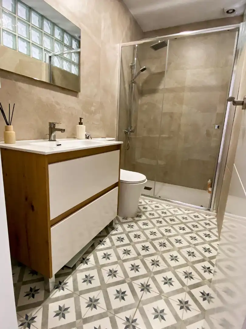 Bathroom of Flat for sale in Vila-seca  with Air Conditioner, Terrace and Furnished