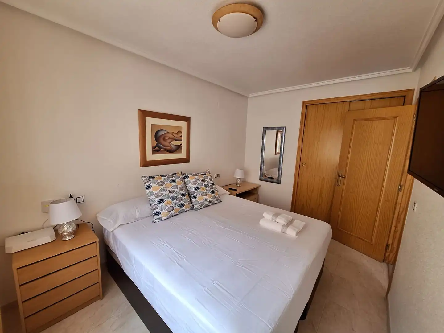 Bedroom of Flat for rent in Torrevieja  with Air Conditioner, Heating and Terrace
