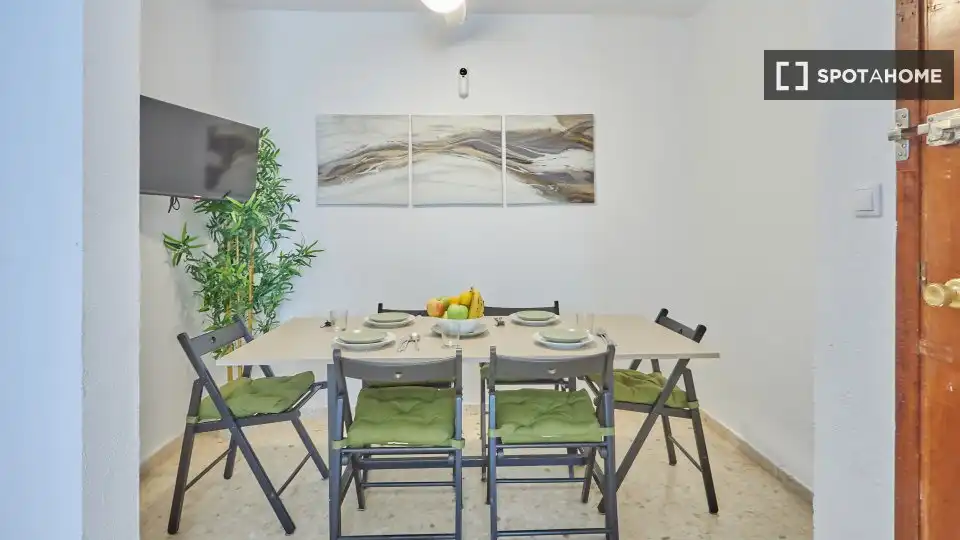 Esszimmer von Wohnung zur untervermieten in Cádiz mit Klimaanlage und Terrasse
