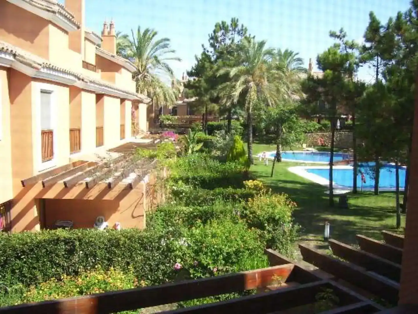 Jardí de Casa adosada de lloguer en Islantilla Golf