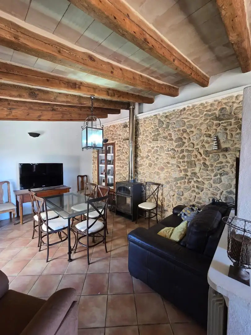 Wohnzimmer von Haus oder Chalet zum Verkauf in Campanet mit Klimaanlage, Heizung und Privatgarten