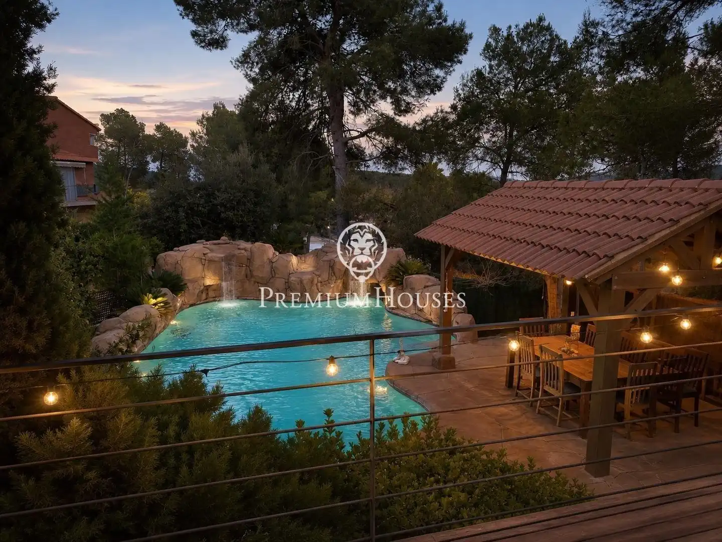 Terrassa de Casa o xalet de lloguer en Begues amb Aire condicionat, Calefacció i Jardí privat