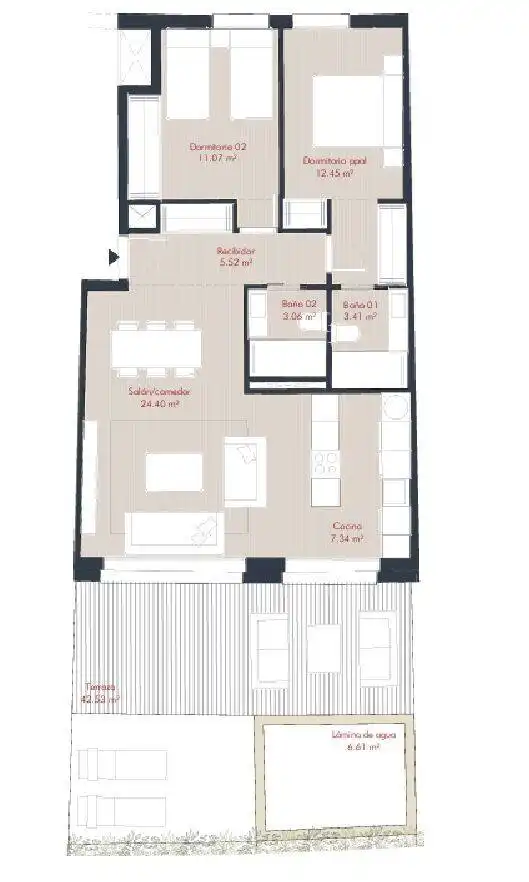 Apartment with garden for sale in El Castillo, imagen 19