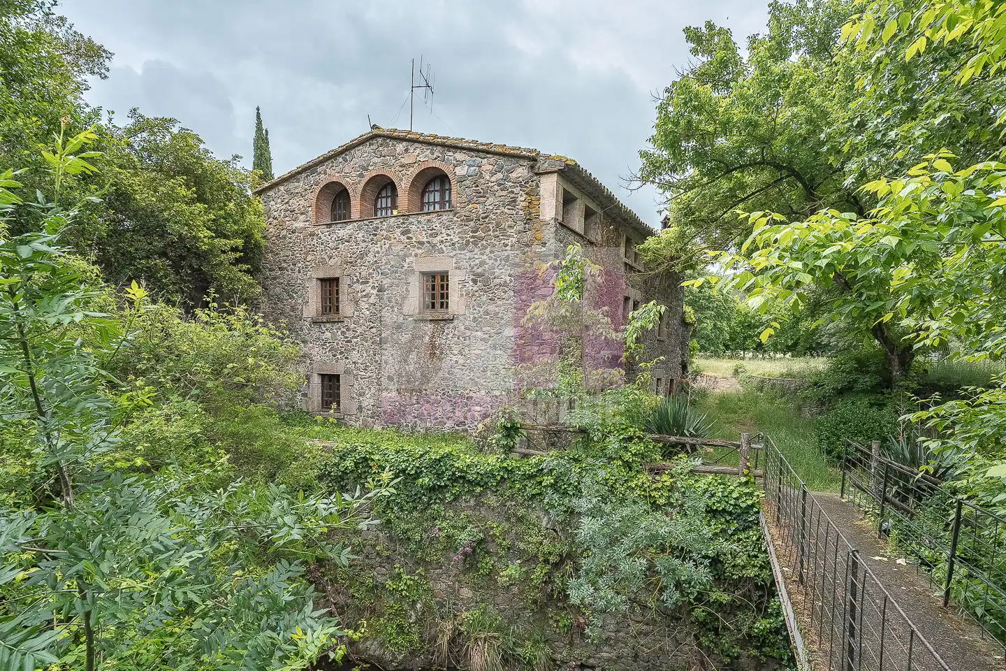 Exterior view of Houses for sale in Caldes de Malavella  with Air Conditioner, Heating and Private garden