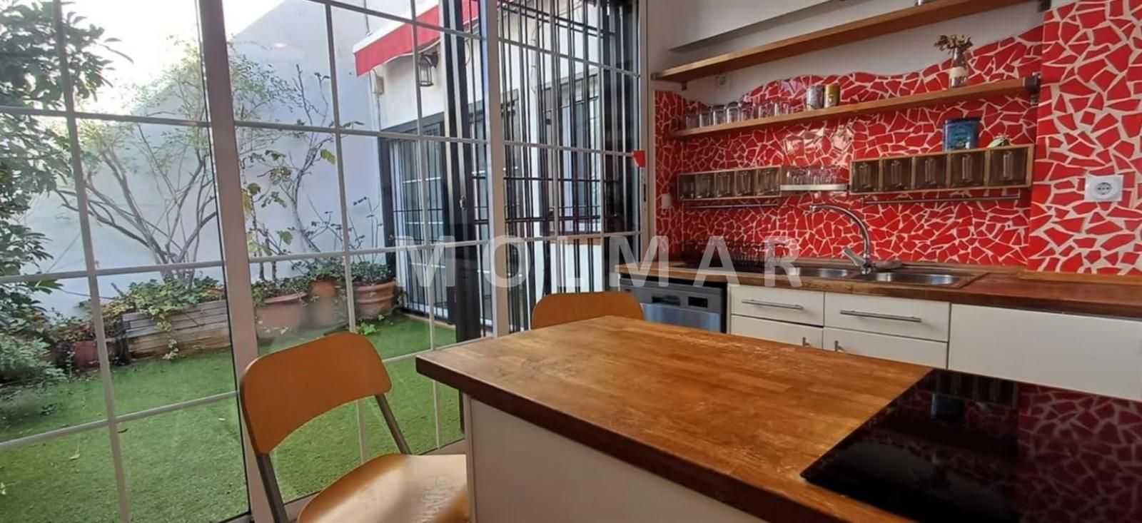 Kitchen of Attic for sale in  Valencia Capital  with Heating and Alarm