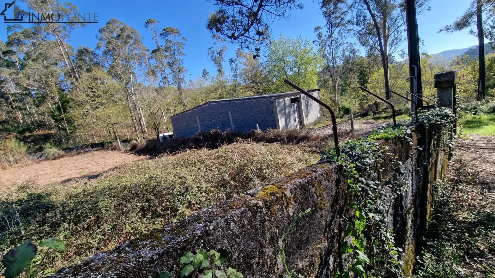 Vista exterior de Nave industrial en venta en Pontevedra Capital 
