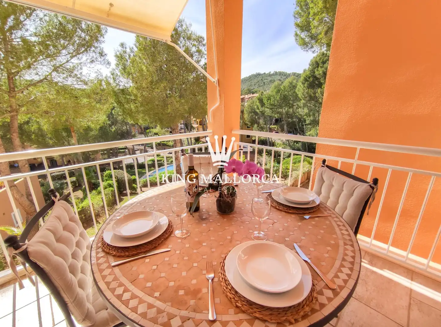 Terraza de Apartamento de alquiler en Calvià con Aire acondicionado, Calefacción y Terraza