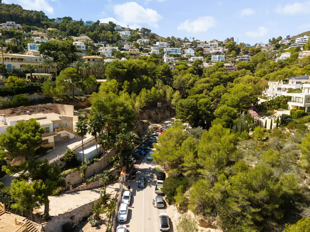 Vista exterior de Casa o chalet en venta en Jávea / Xàbia con Aire acondicionado, Jardín privado y Terraza