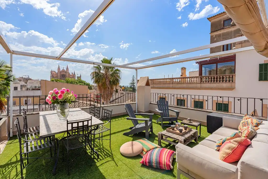 Terrassa de Apartament en venda en  Palma de Mallorca amb Aire condicionat, Calefacció i Terrassa