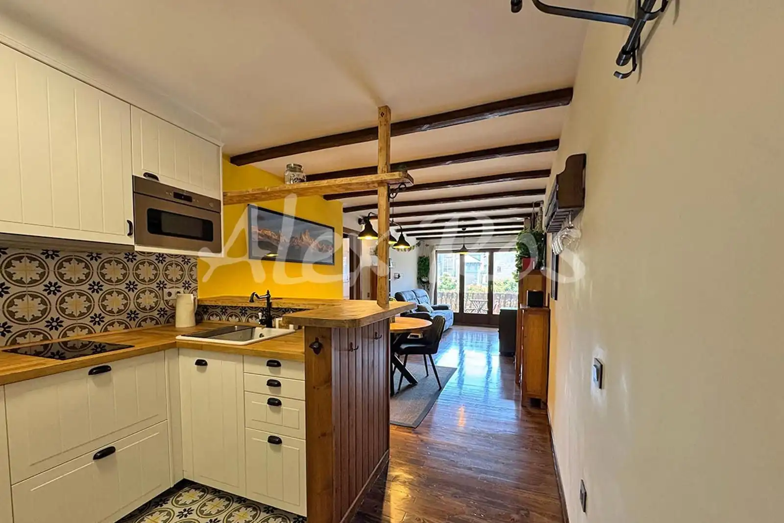Küche von Wohnungen zum Verkauf in Bellver de Cerdanya mit Terrasse, Abstellraum und Möbliert