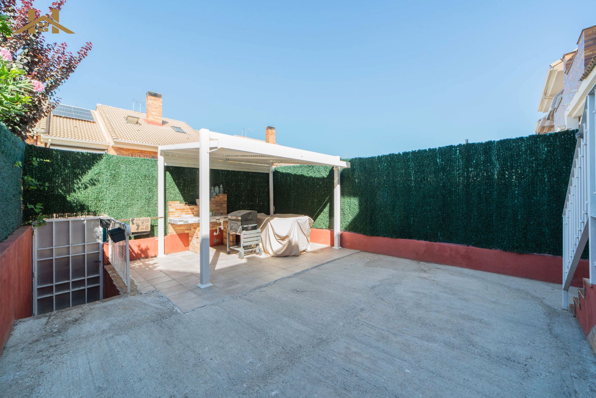 Terraza de Casa adosada en venta en Arroyomolinos (Madrid) con Aire acondicionado, Calefacción y Terraza